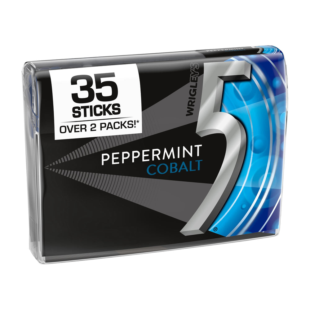 5 Gum Peppermint Cobalt sin azúcar · Chicles y mentas · 35 pzas