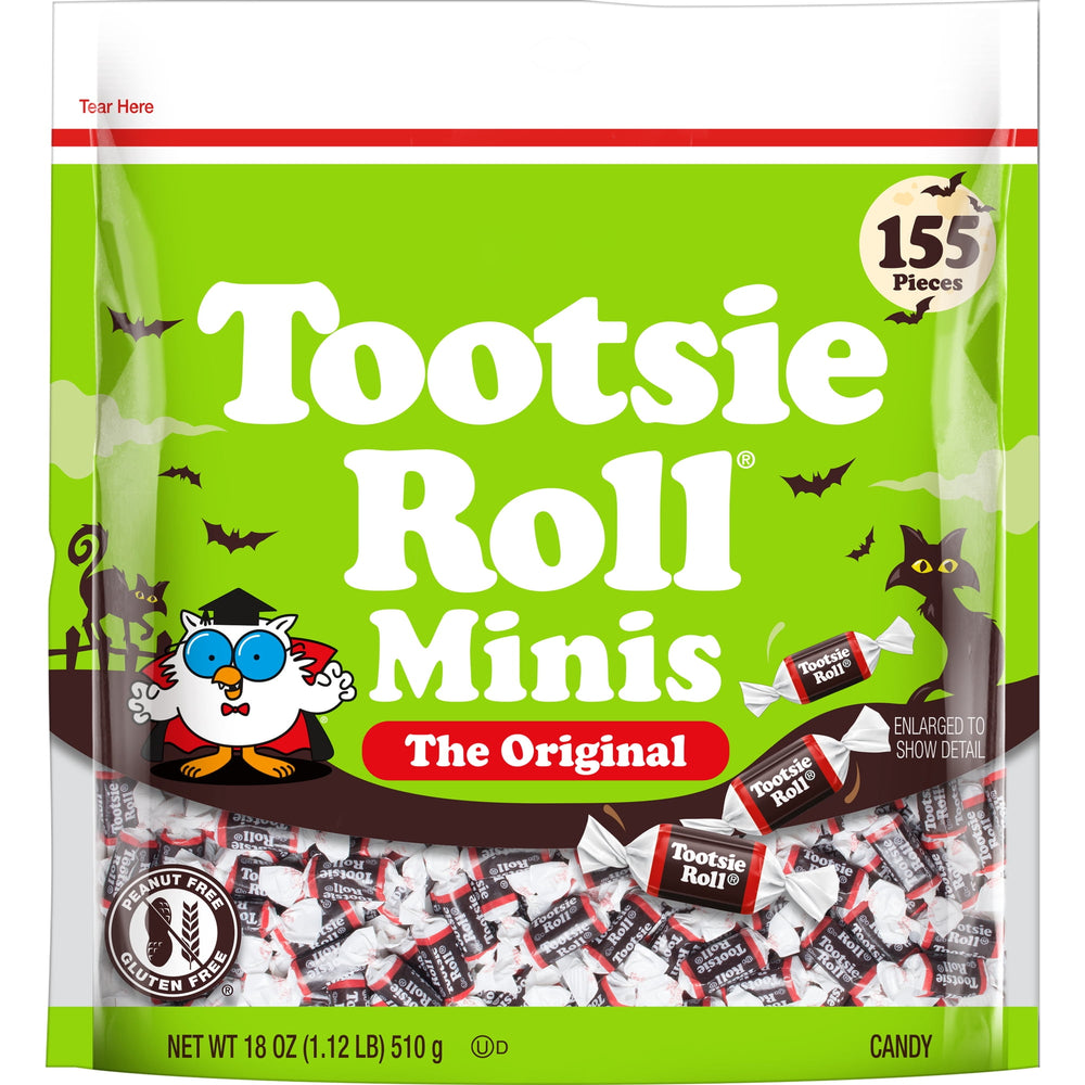 Tootsie Roll Midgees Halloween Gluten Free · Nueces · 510 g · bolsa