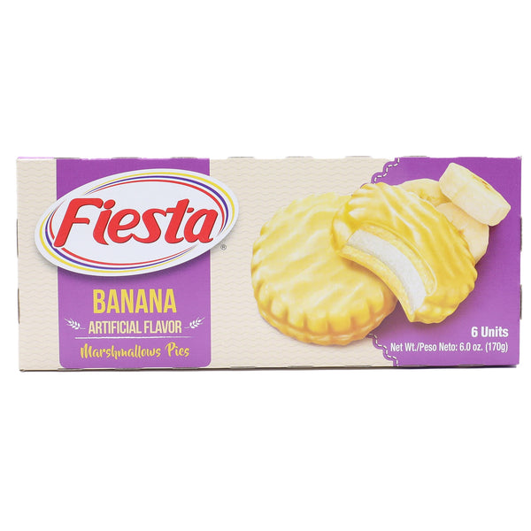 Fiesta Marshmallow Pie Banana · Malvaviscos · 6 pzas de 170 g