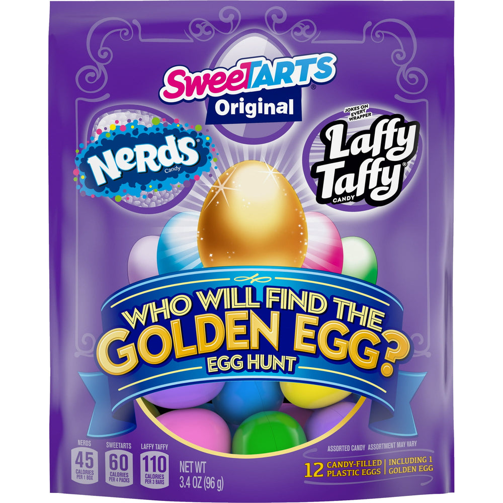 Wonka Golden Egg Plastic Egg Hunt Mix Variety · Caramelos · 12 pzas