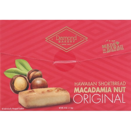 Hawaiian Shortbread Macadamia Nut Original · Galletas · 113 g