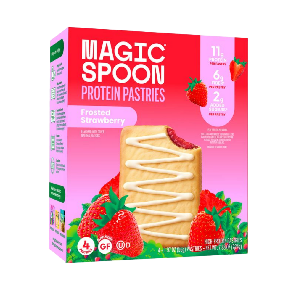 Magic Spoon Frosted Strawberry Protein Pastries · Pastelitos · 4 pzas · 224 g