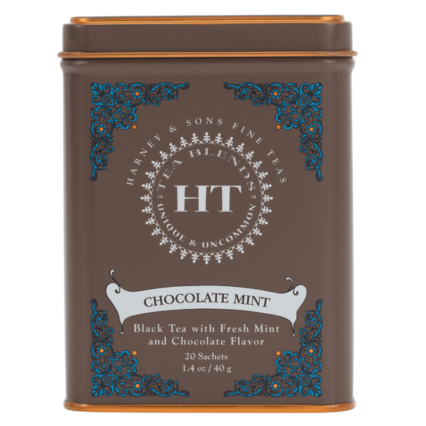 Harney & Sons Chocolate Mint Black Tea with Chocolate · Chicles y mentas · 20 pzas de 40 g