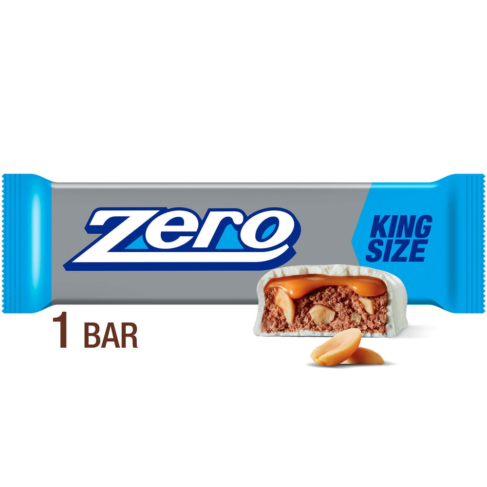 Zero White Fudge Caramel · Nueces · 96 g · tamaño king