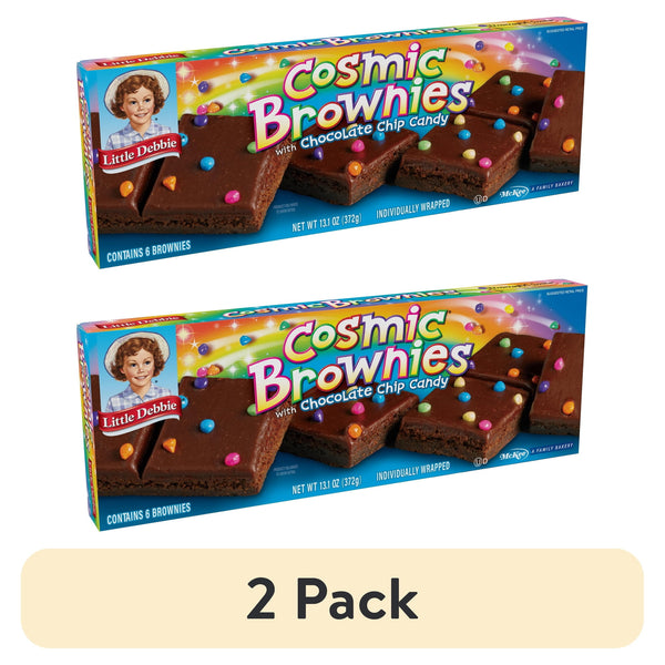 Little Debbie Cosmic Brownies · Pastelitos · 2 pack de 369 g