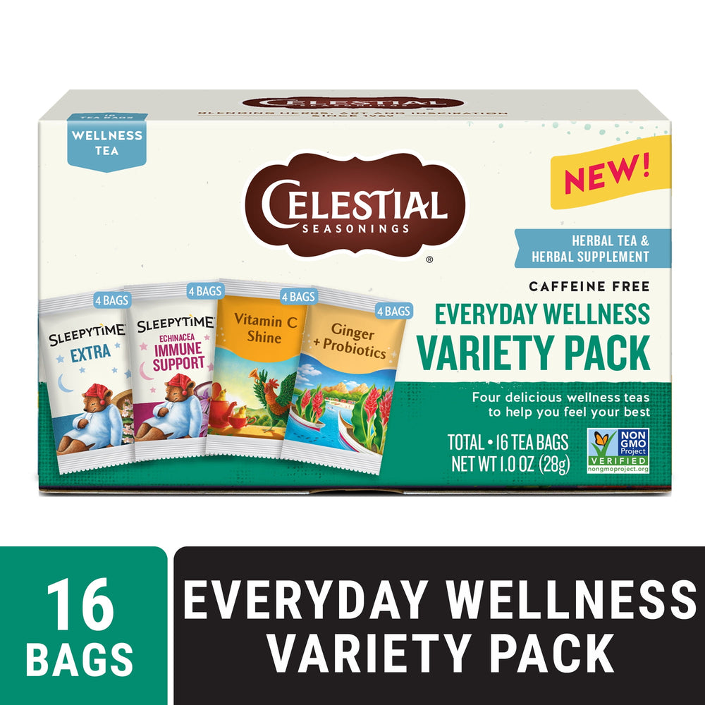 Celestial Seasonings Everyday Wellness Variety · Salsa y sazonador · 16 pzas