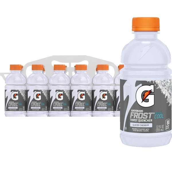 Gatorade Thirst Quencher Frost Glacier Cherry · Bebida · 12 pzas de 355 ml