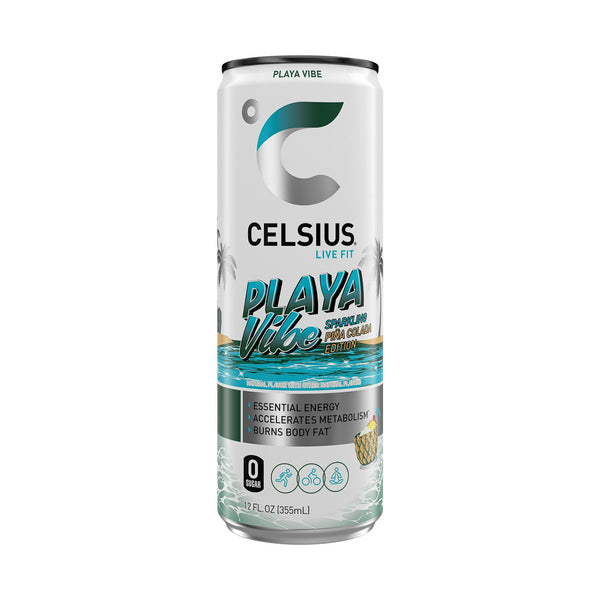 CELSIUS Sparkling Playa Vibe Functional · Bebida energética · 355 ml · lata