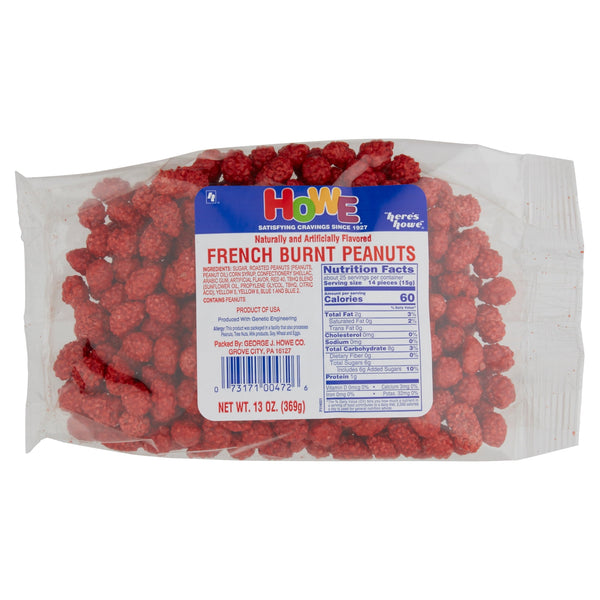 Howe French Burnt Edible Nuts · Nueces · 369 g · bolsa