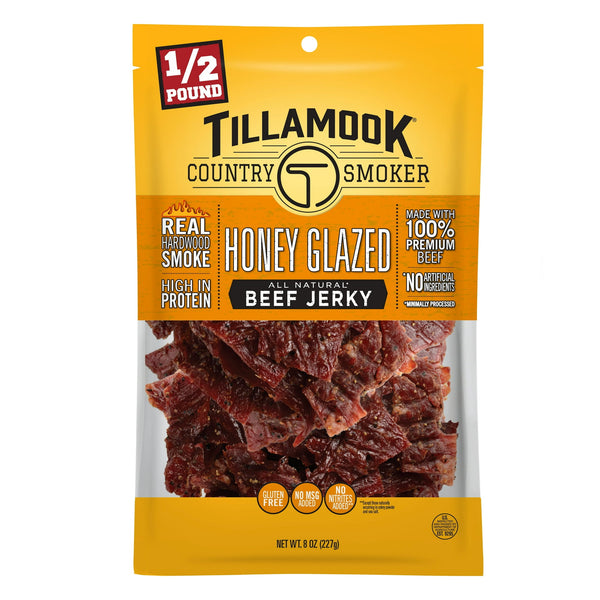 Tillamook Country Smoker Honey Glazed · Carne seca · 10 g · bolsa