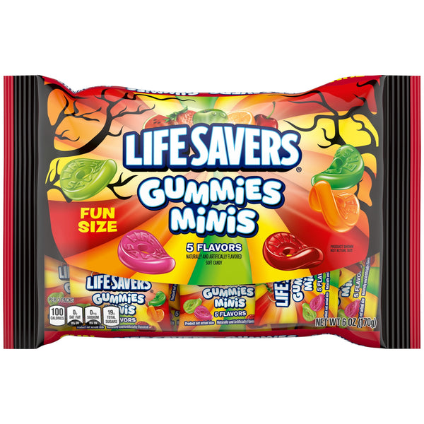 Life Savers Minis 5 s Halloween · Gomitas · 170 g · bolsa