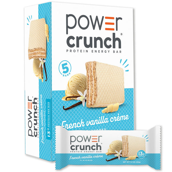 Power Crunch Protein Energy Vanilla Cream · Pastelitos · 5 pzas de 40 g