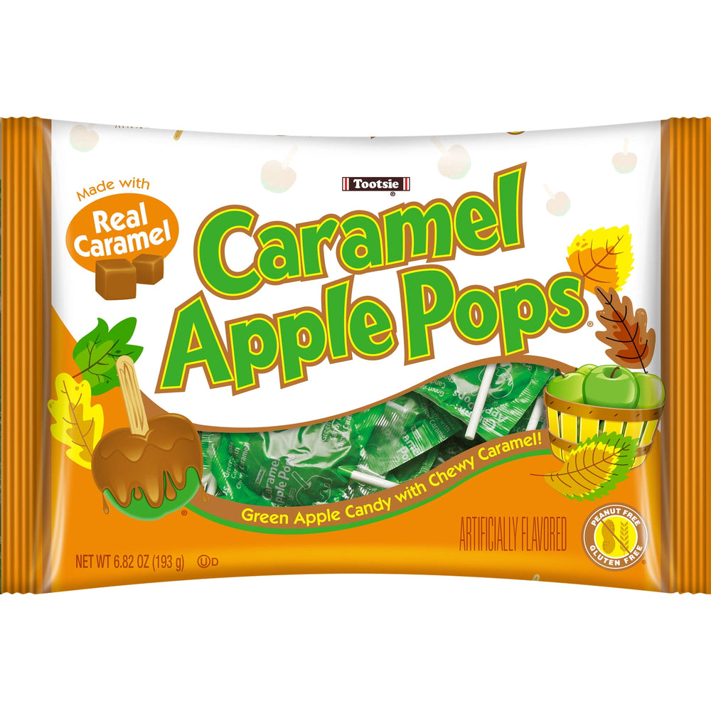 Tootsie Halloween Caramel Apple Green Apple Gluten Free · Caramelos · 193 g
