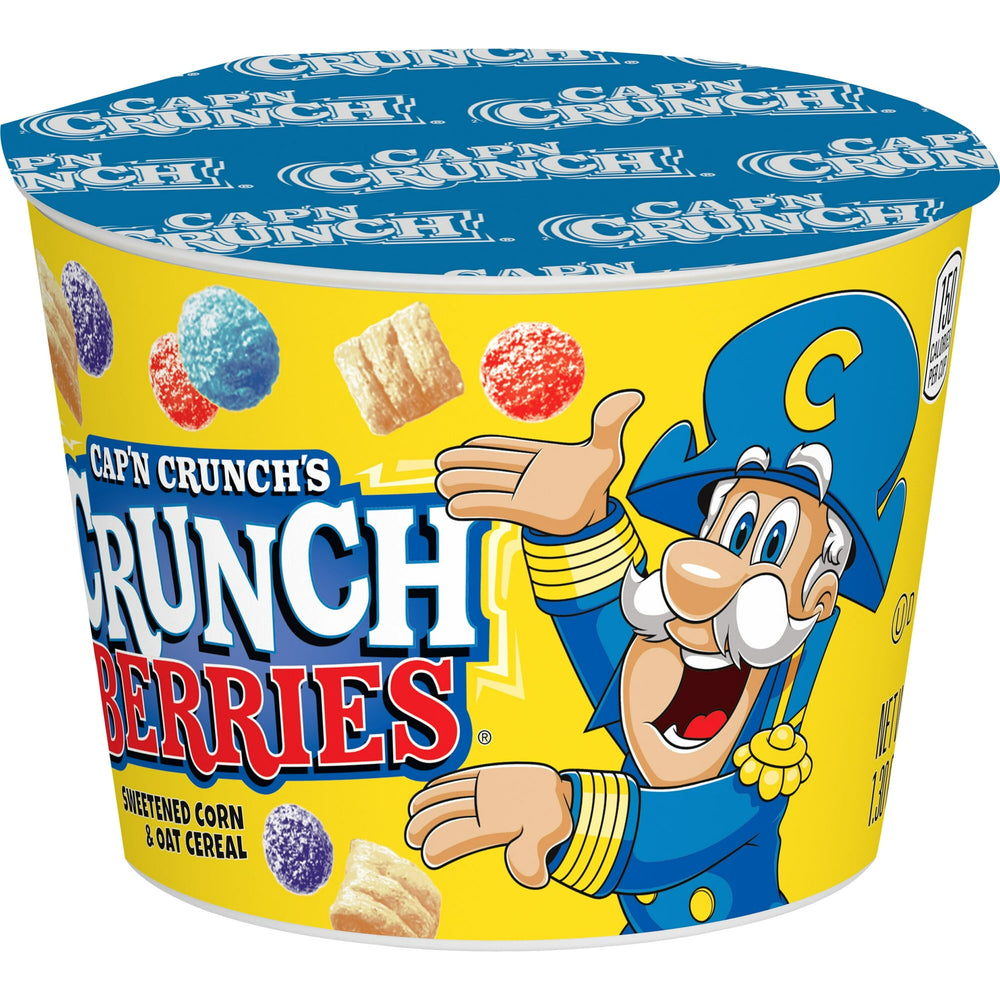 Cap'n Crunch Berries Cup · Cereal · 37 g · vaso