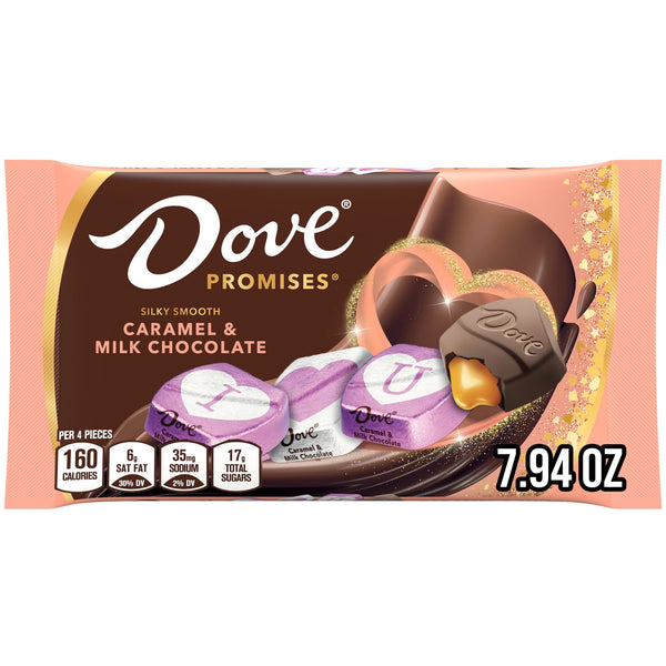 Dove Promises Love Notes Caramel & Milk Chocolate · Caramelos · 225 g · bolsa
