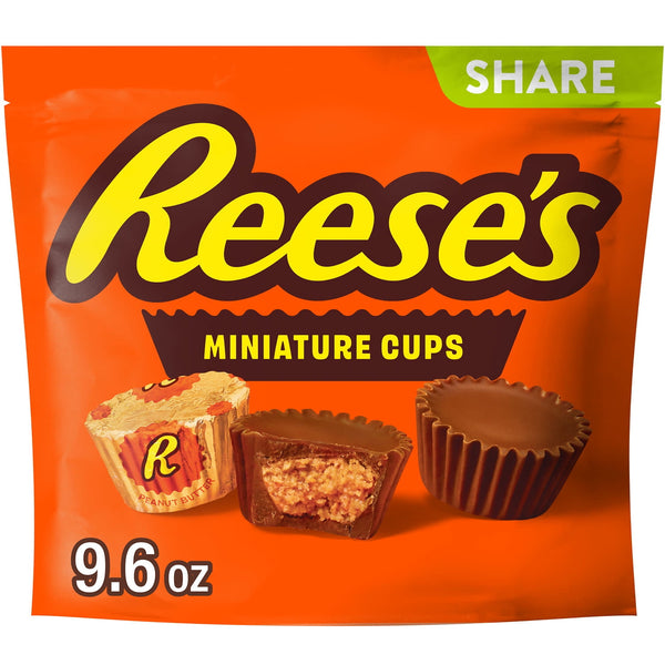 Reese's Miniatures Milk Chocolate Peanut Butter Cups · Caramelos · 272 g · vasos