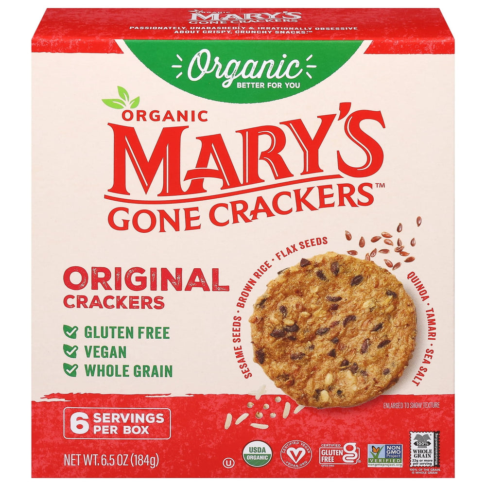 Mary's Gone Original Organic Gluten Free · Galletas saladas · 184 g