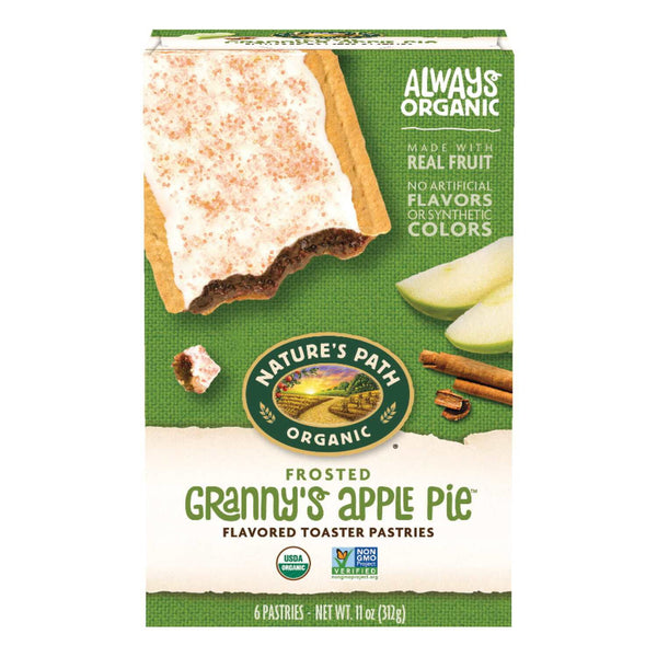 Nature's Path Organic Apple Cinnamon Frosted · Pastelitos · 312 g · caja