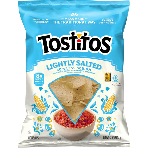 Tostitos Lightly Salted · Totopos · 340 g · bolsa