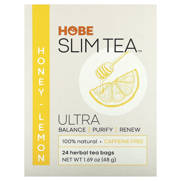 Hobe Labs Honey Lemon Tea · Té · 24 pack