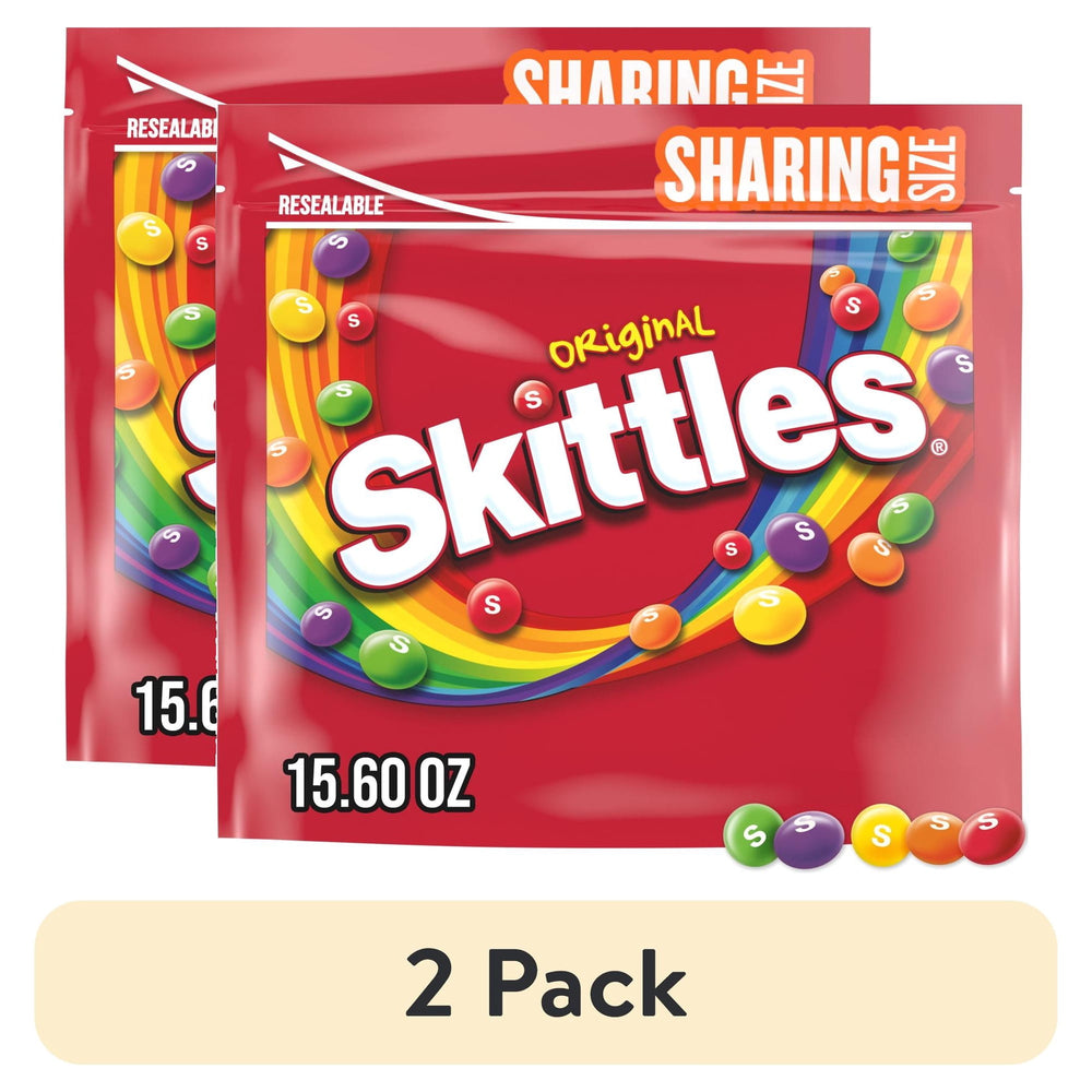 Skittles Original Sharing · Caramelos · 2 pack de 442 g