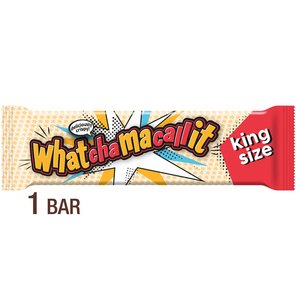 Whatchamacallit Chocolate Caramel and Peanut Crisps · Caramelos · 74 g · tamaño king