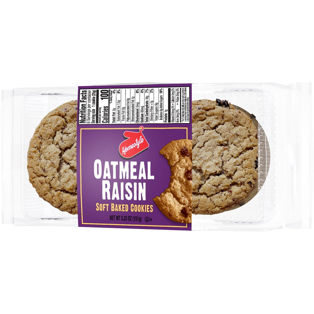 Homestyle Raisin Cookie · Galletas · 6 pzas