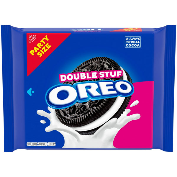 OREO Double Stuf Chocolate · Galletas · 707 g · tamaño fiesta