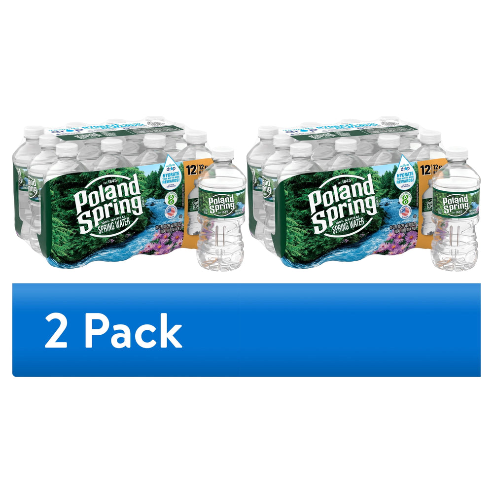 Poland Spring Maine Spring Water · Bebida · 2 botellas de 355 ml