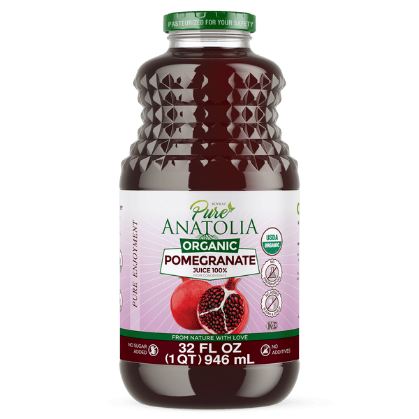 Pure Anatolia Organic Pomegranate Juice · Bebida · 946 ml · botella
