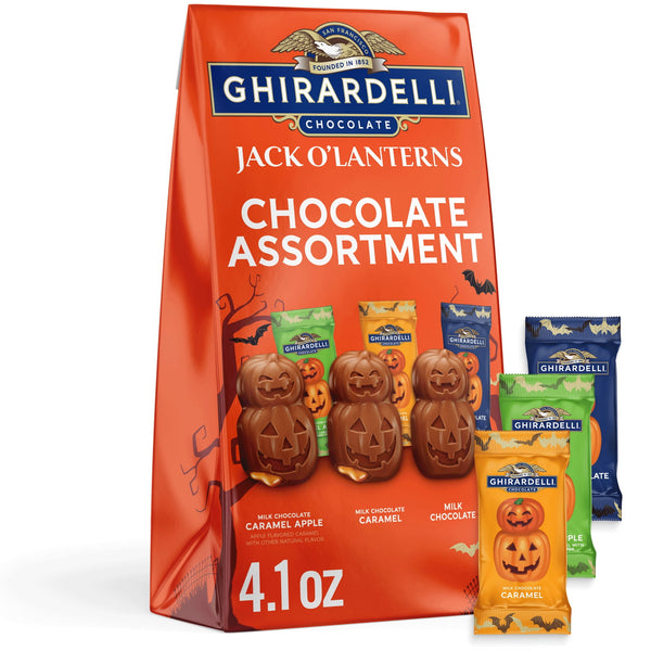 GHIRARDELLI Jack O' Lanterns Chocolate Assortment · Caramelos · 116 g · bolsa