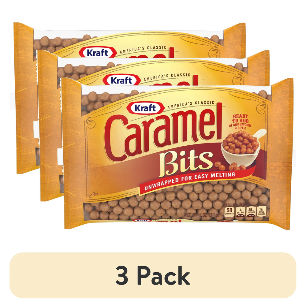 Kraft America's Classic Unwrapped Caramel Bits · Gomitas · 3 pack de 312 g