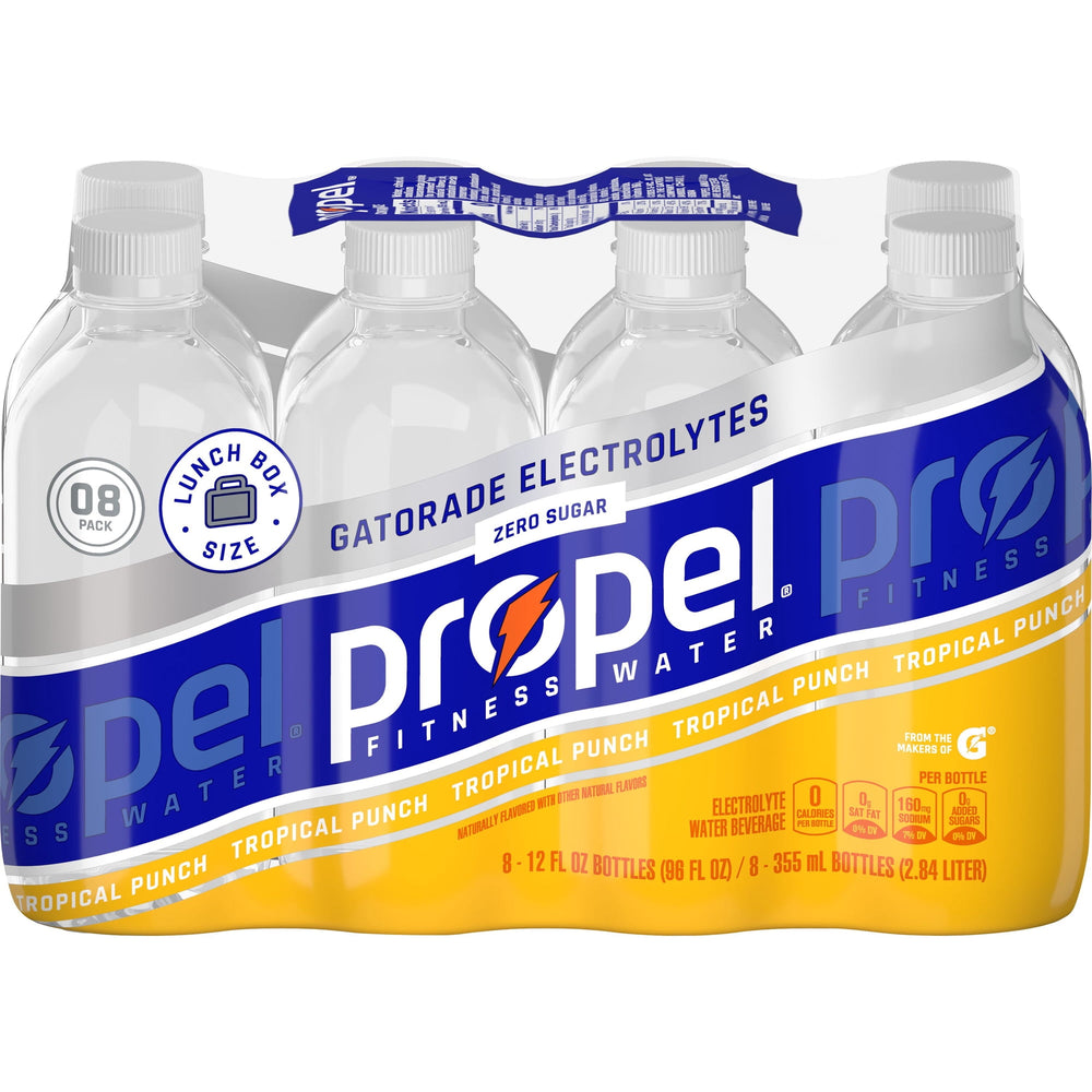 Propel Enhanced Water Tropical Punch · Bebida · 8 pzas de 355 ml