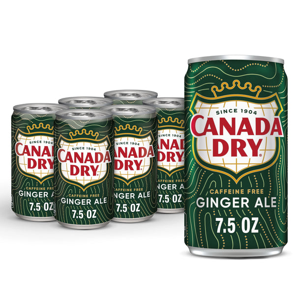 Canada Dry Ginger Ale Caffeine Free · Refresco · 6 latas de 222 ml