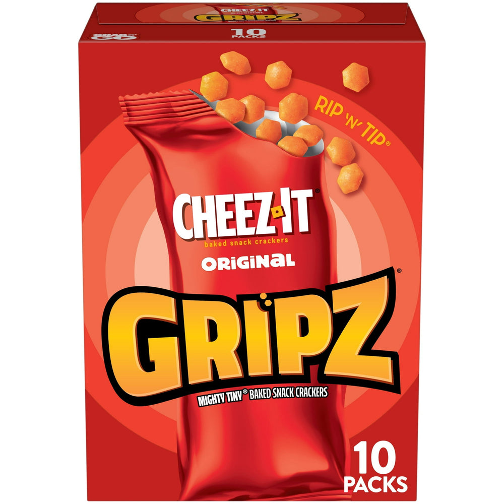 Cheez-It Gripz Original Mini · Galletas saladas · 10 pzas