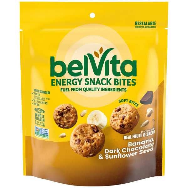 belVita Energy Bites Banana Dark Chocolate · Caramelos · 142 g