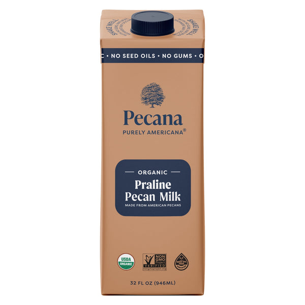 Pecana USDA Organic Praline Pecan Milk · Nueces · 946 ml · caja
