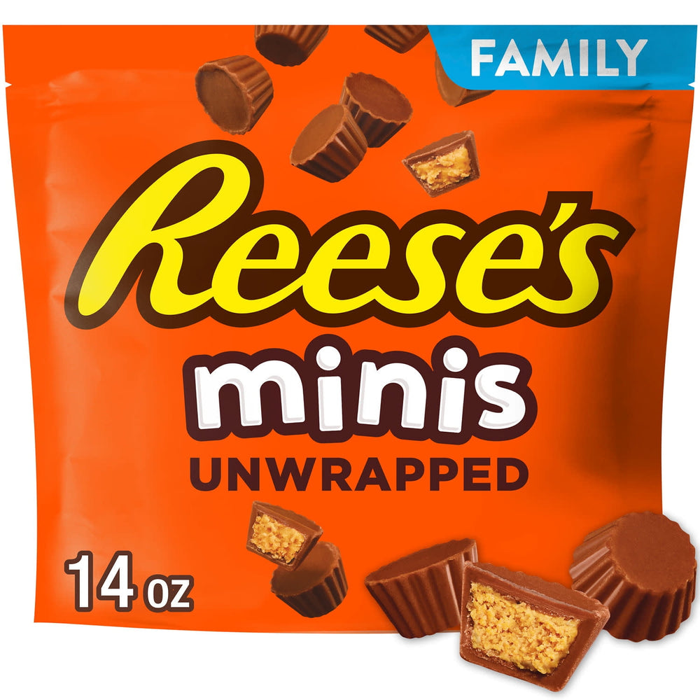 Reese's Minis Unwrapped Chocolate Peanut Butter Creme · Caramelos · 397 g · vasos