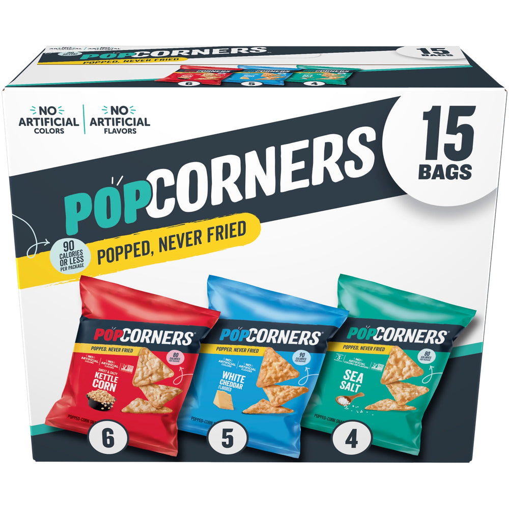 PopCorners Popped Corn 3 Variety · Palomitas · 15 pzas