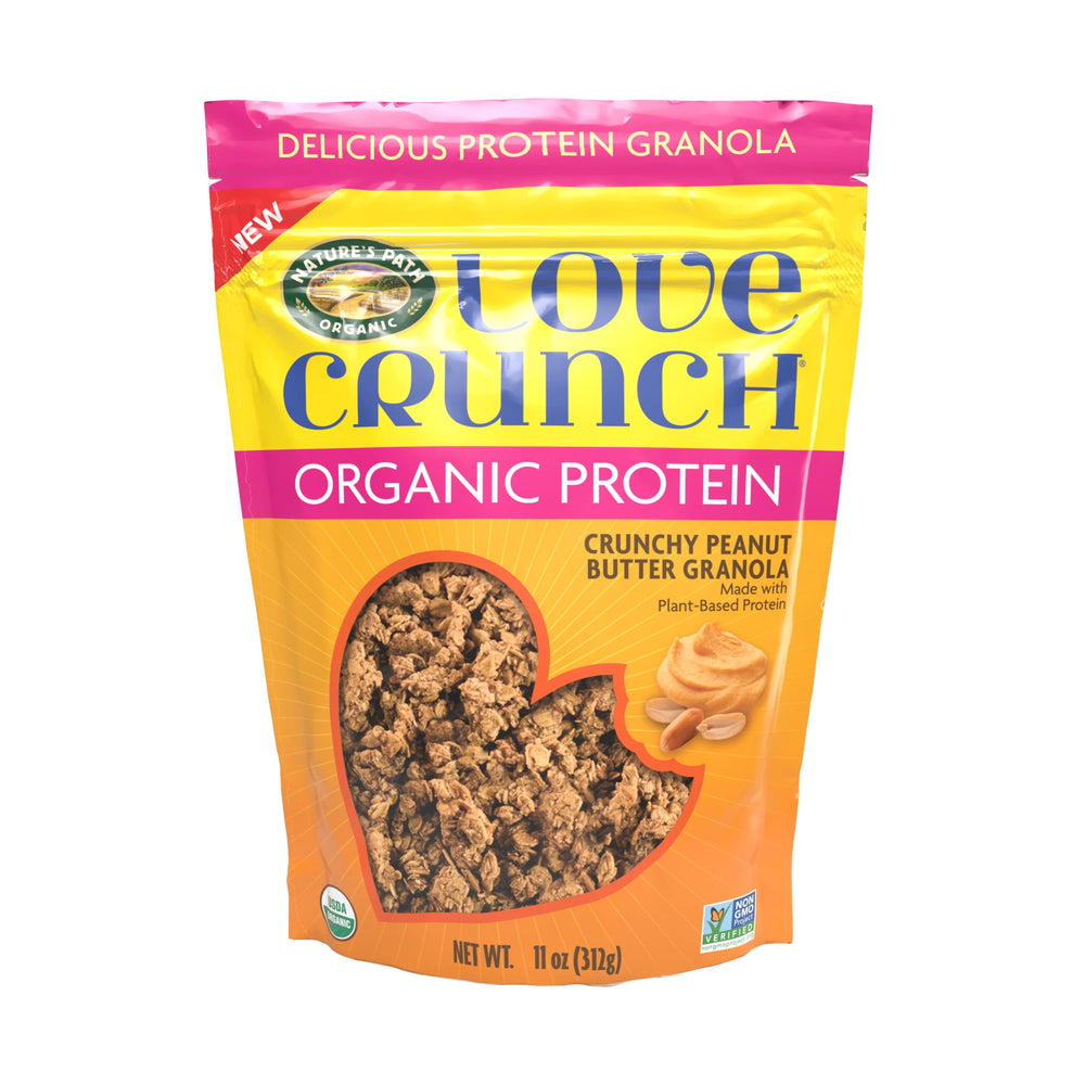 Love Crunch Organic Peanut Butter Protein · Granola · 312 g · sobre