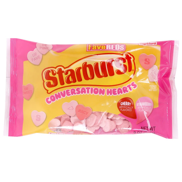 Frankford Starburst Conversation Hearts Laydown · Caramelos · 255 g · bolsa