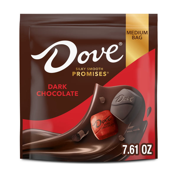 Dove Promises Dark Chocolate · Caramelos · 216 g · bolsa