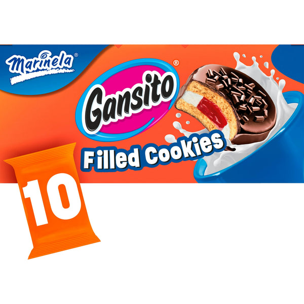 Marinela Gansito Strawberry and Crème Filled · Galletas · 468 g