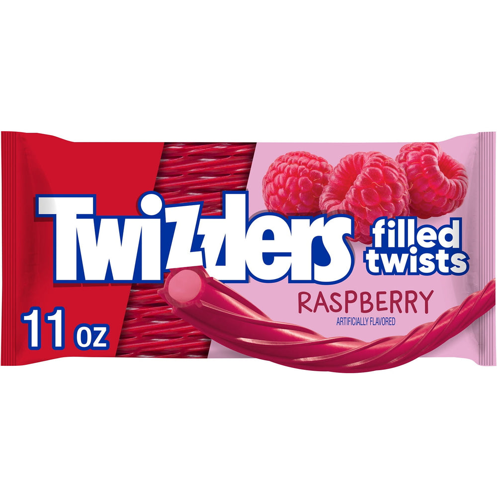 Twizzlers Filled Twists Raspberry Licorice Style · Gomitas · 312 g · bolsa