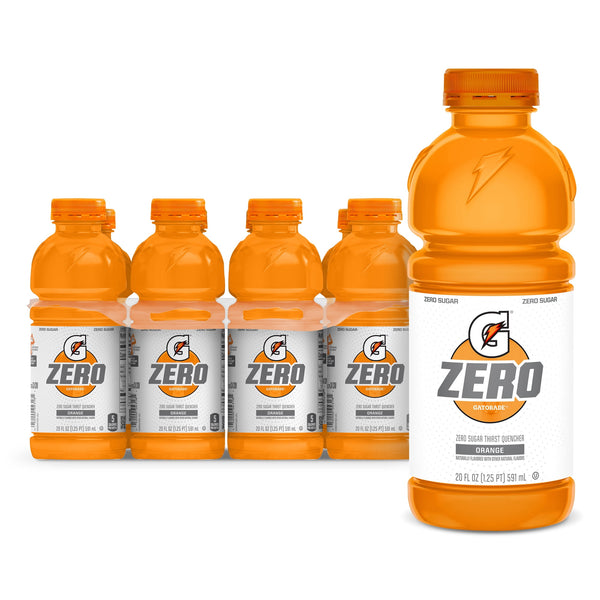 Gatorade Orange Zero Sugar · Bebida · 8 pzas de 591 ml