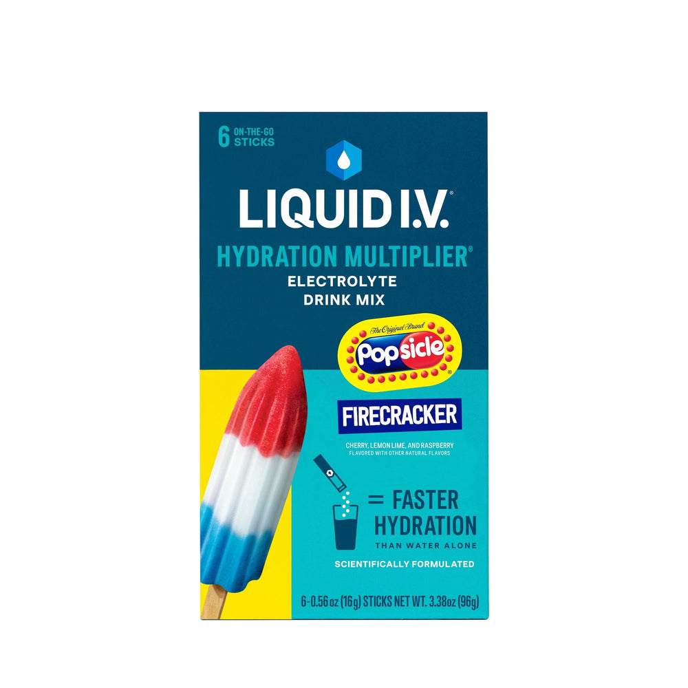 Liquid I.V.® Popsicle Firecracker Hydration Multiplier® · Polvo para agua · 6 pzas