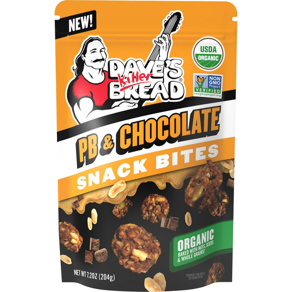 Dave's Killer Bread PB & Chocolate Organic Bites Organic · Caramelos · 204 g