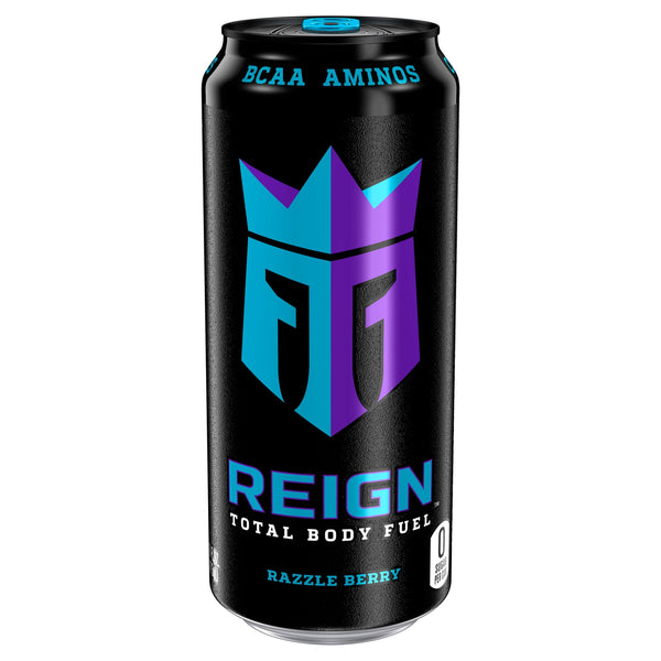 Reign Total Body Fuel Razzle Berry Sugar Free · Bebida energética · 454 g · lata