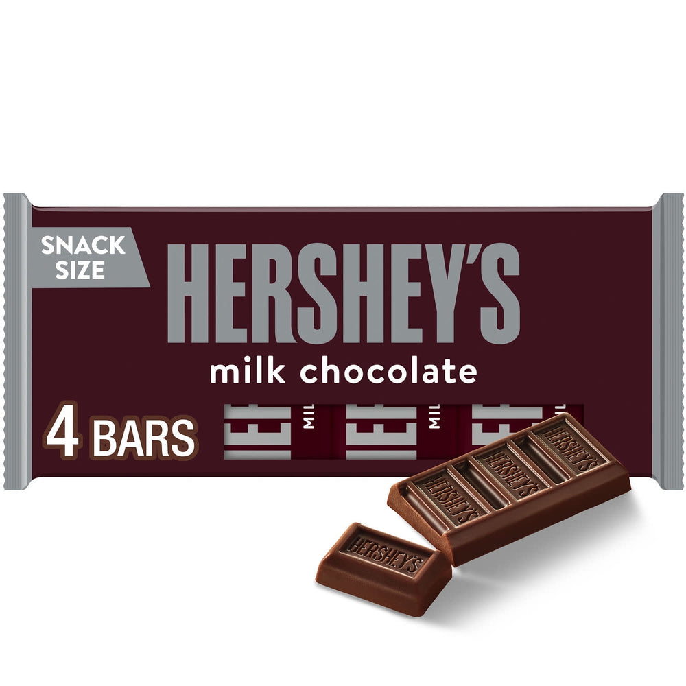 Hershey's Milk Chocolate . · Caramelos · 4 pzas · 1.28 kg · tamaño snack