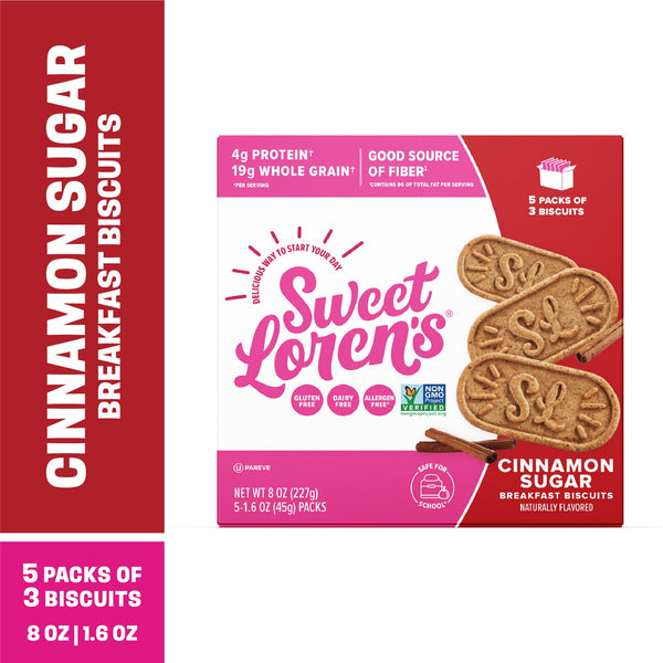 Sweet Loren's Cinnamon Sugar Breakfast Gluten & Dairy Free · Galletas · 5 pzas de 227 g